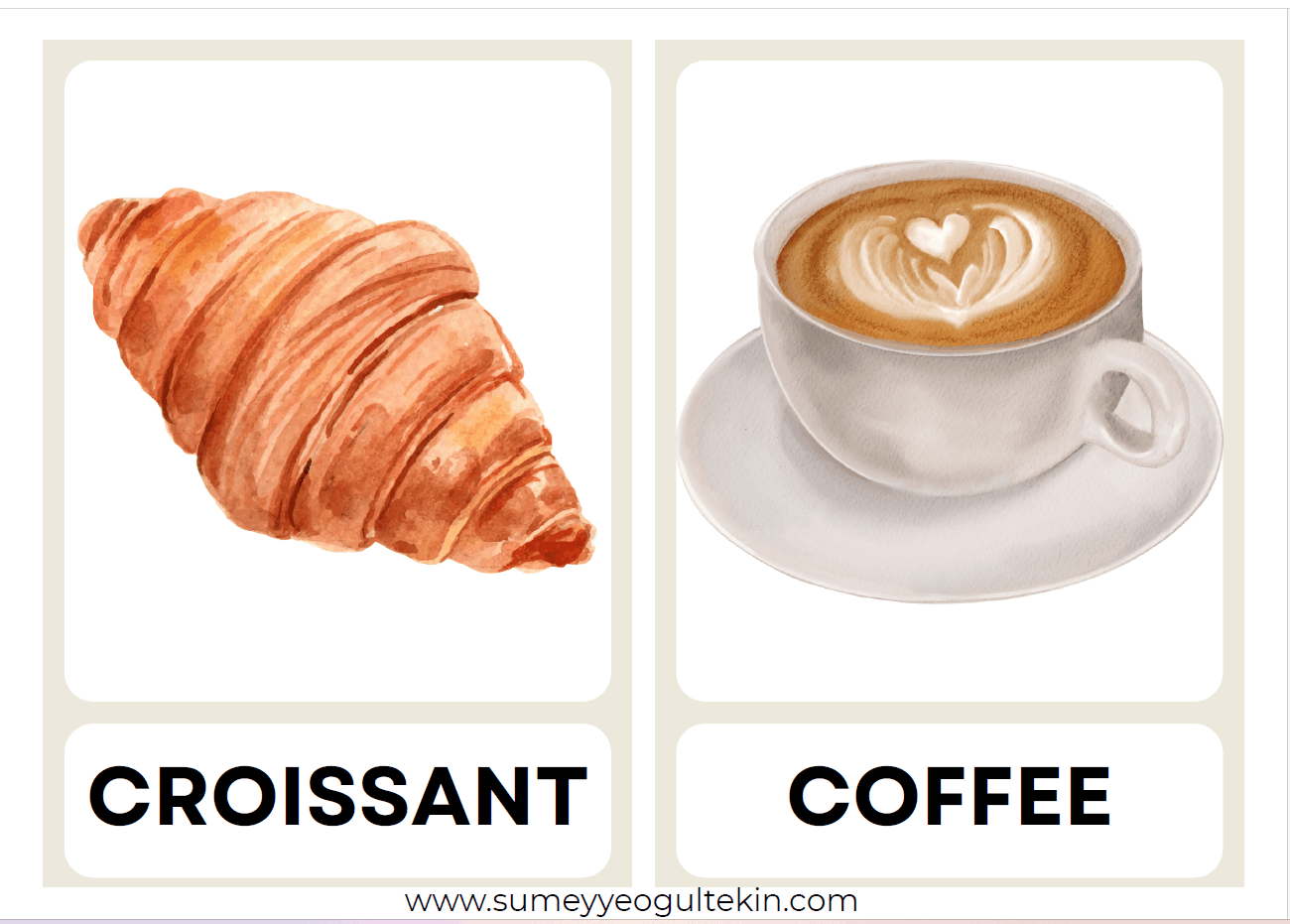 Theme 6 - Food & Drinks FLASHCARDS